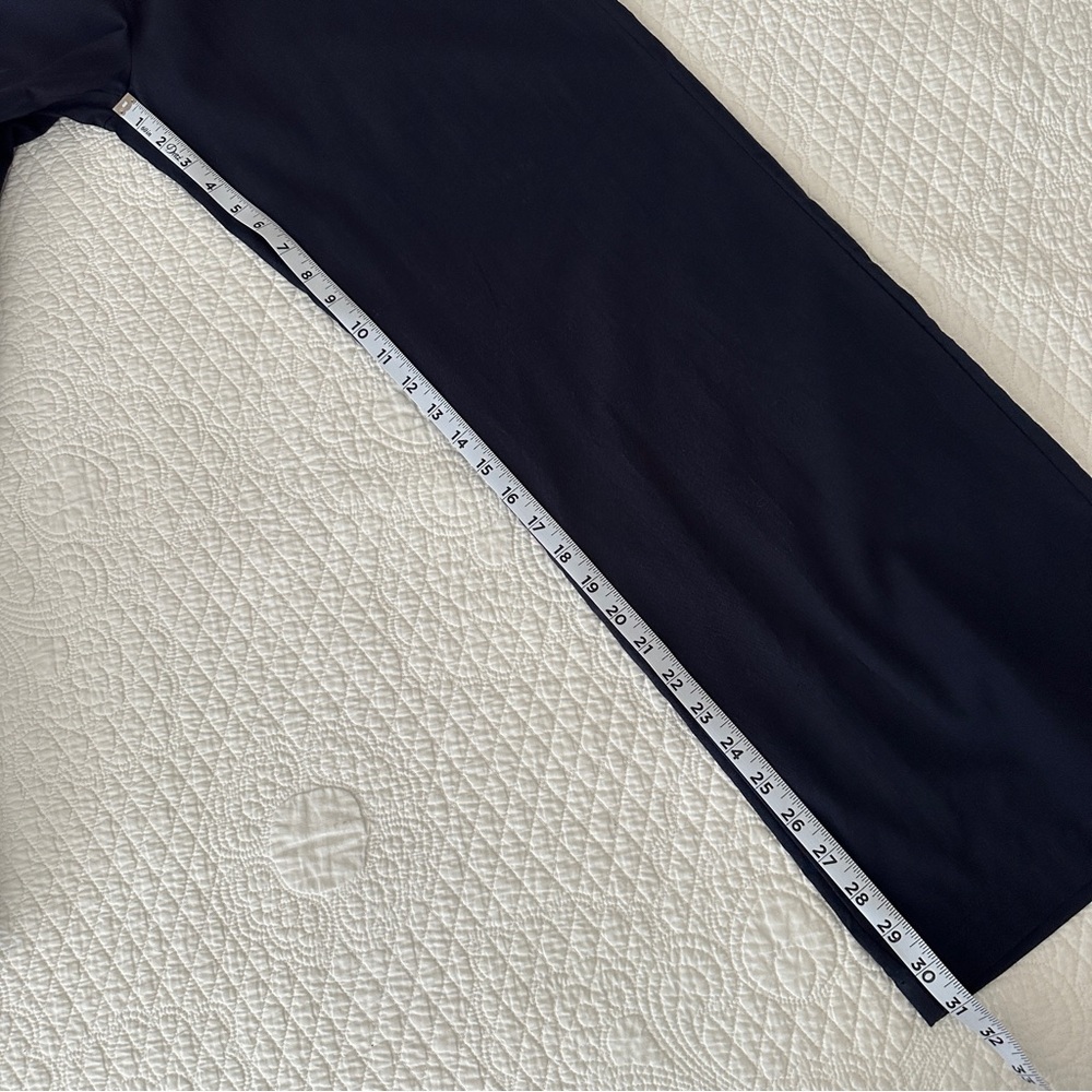NAADAM Organic Cotton Drawstring Pants Navy Blue Wide Leg Pull On Lightweight - Picture 9 of 15